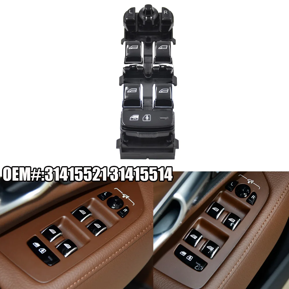 

Master Power Window Lifter Switch With Child Lock Button Driver Side For Volvo S90L S90 2018 2019 2020 2021 31415514 31415521