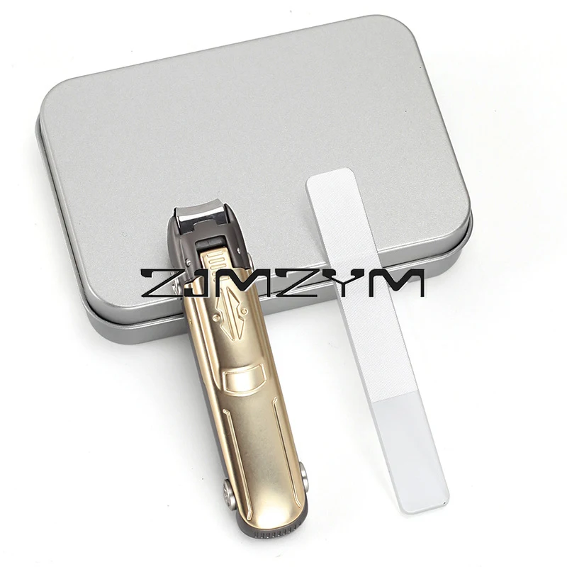 Stainless Steel Nail Trimmer Car Shaped Nail Clippers Set Large Home Clippers Splash-proof Flat Scissors Trimmer