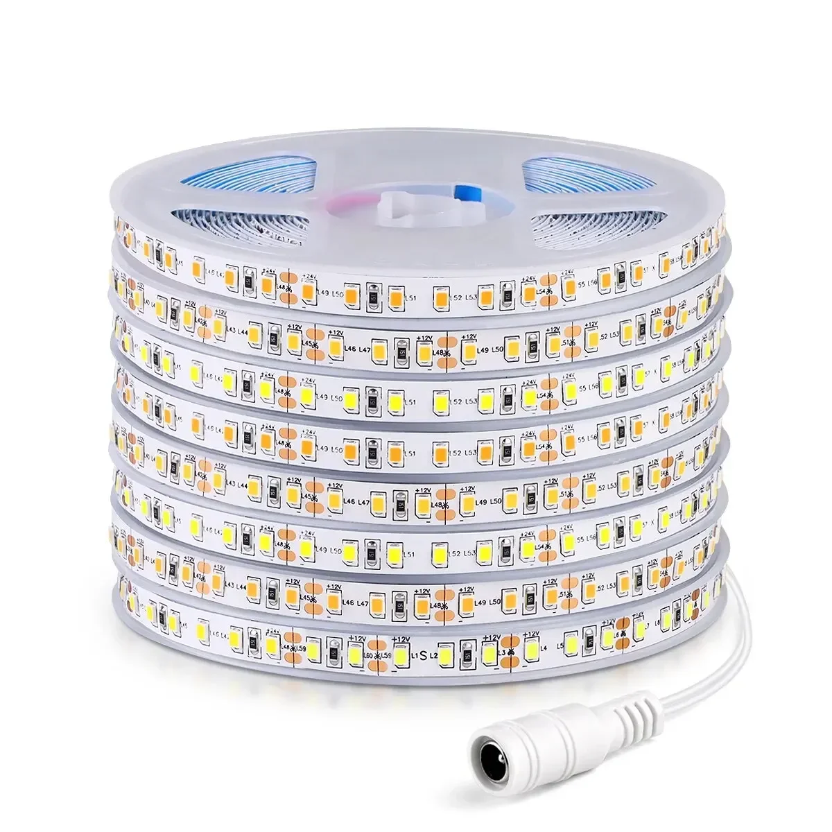 High Quality Double Layer Copper PCB LED Strip Lights 12V 2M 3M 5M 120LED/M SMD 2835 Diode Lamp Tape Ribbon for Room Decoration