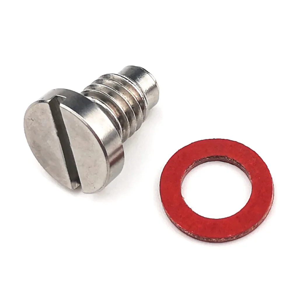 Magnetische Edelstahls topfen Schiffs schraube mit roter Dichtung dichtung für Yamaha Außenbordmotor Motor Boots teile 12361-35010 – Detail 7