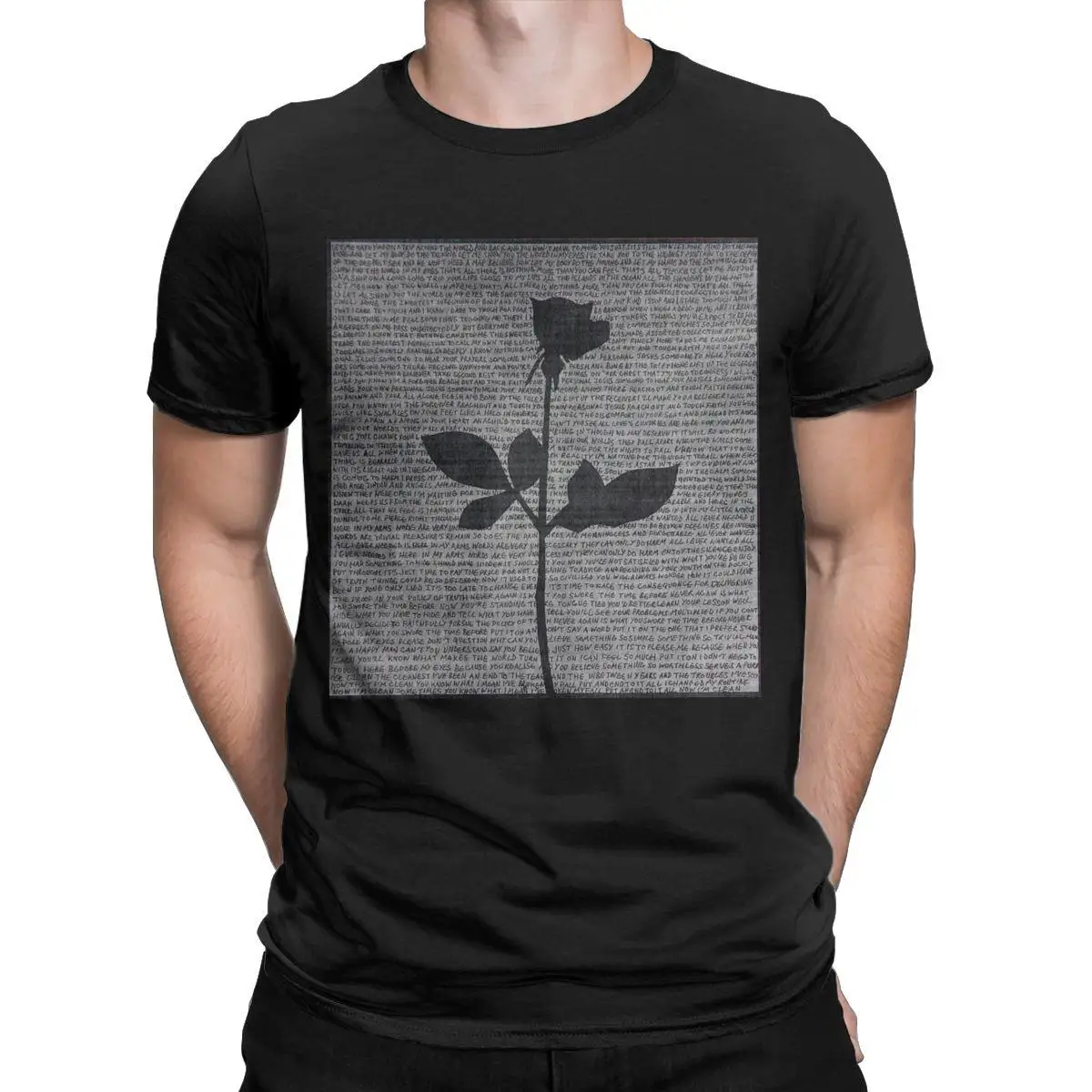 

Depeche Cool Mode Men T Shirts Novelty Tees Short Sleeve Crew Neck T-Shirt Pure Cotton Original Clothes