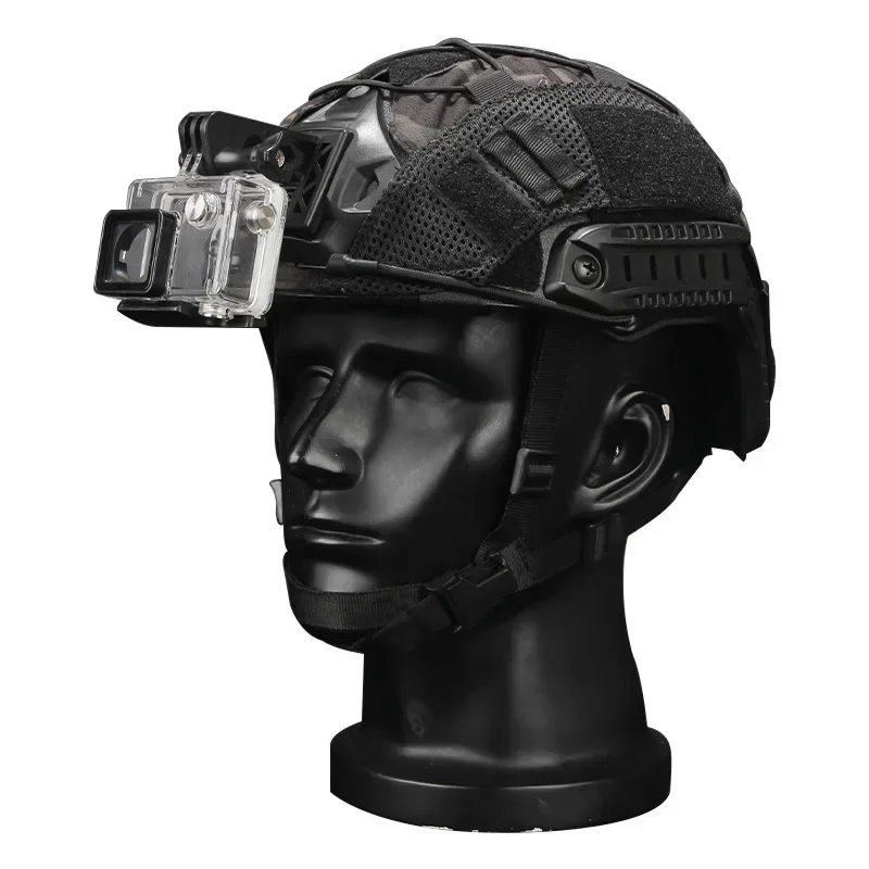 1 Pc Tactical Helmet Adapter Front Action Camera Fixed Install Mount for FAST Gopro Cycling Airsoft Helmet Accessories tactical helmet adapter