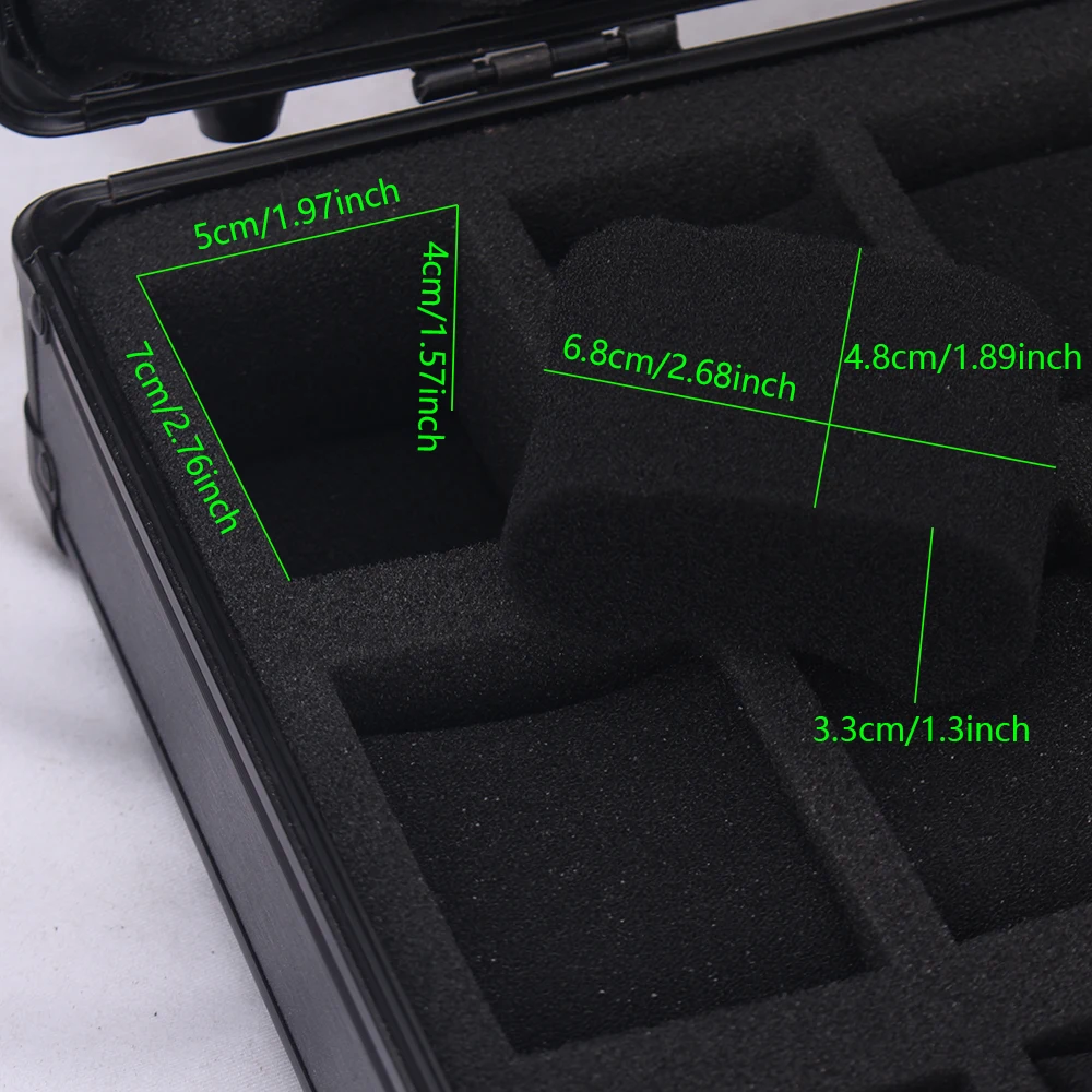 Elegant 18-Slot Aluminum Watch Organizer Box with Brushed Metal Finish, Lockable Jewelr... - SKU LJSC2135 - UGI Packaging