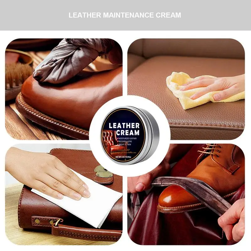 Leather Cream Leather Shoe Repair Cream Lotion Furniture Wax Couch and Furniture Restorer for Horse Saddle Boots