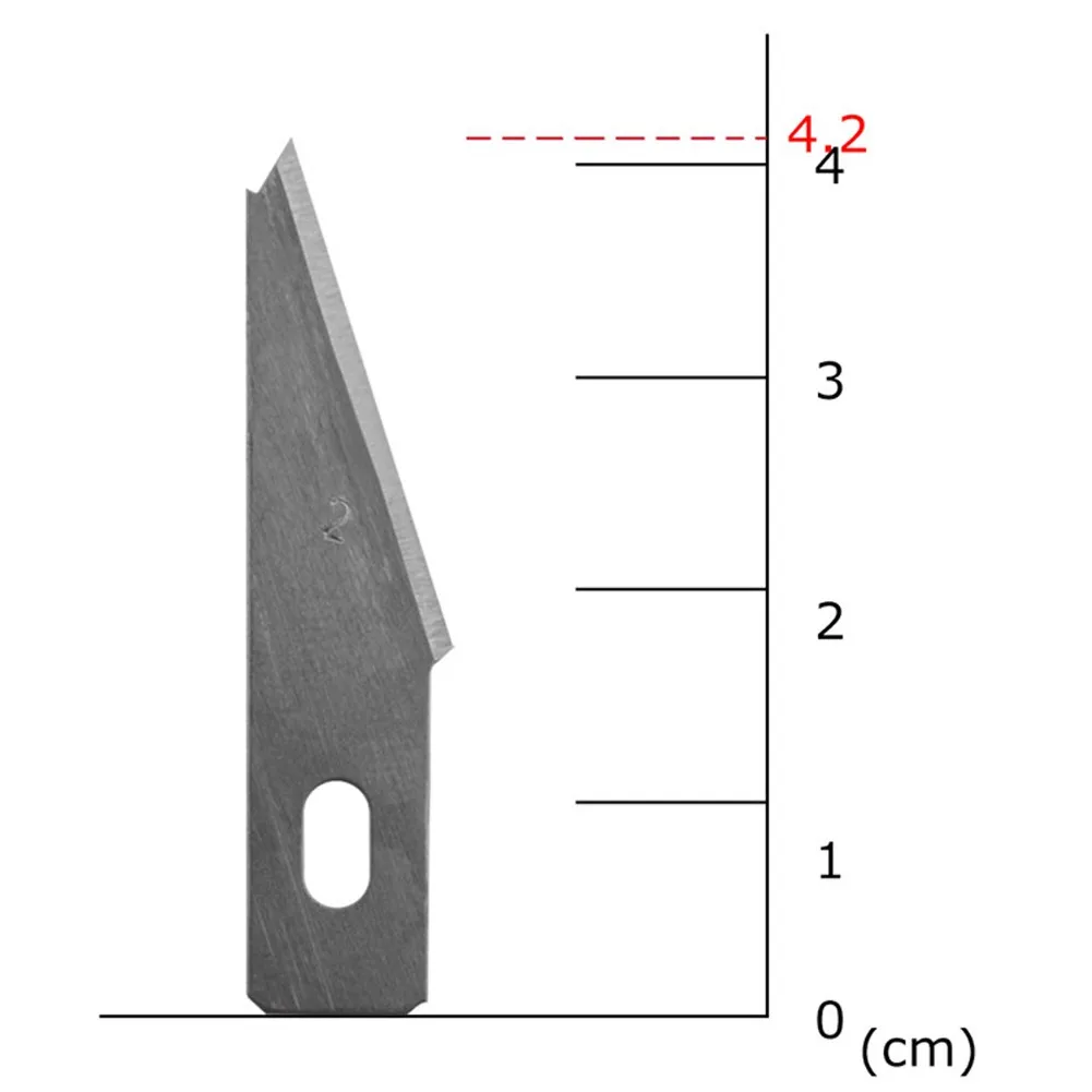 10PCS Precision Cutter Blades Set Hand Tools Arts Craft Hobby Paper Cutting Carving Aluminum Alloy DIY Repair Cutter Blade Tool