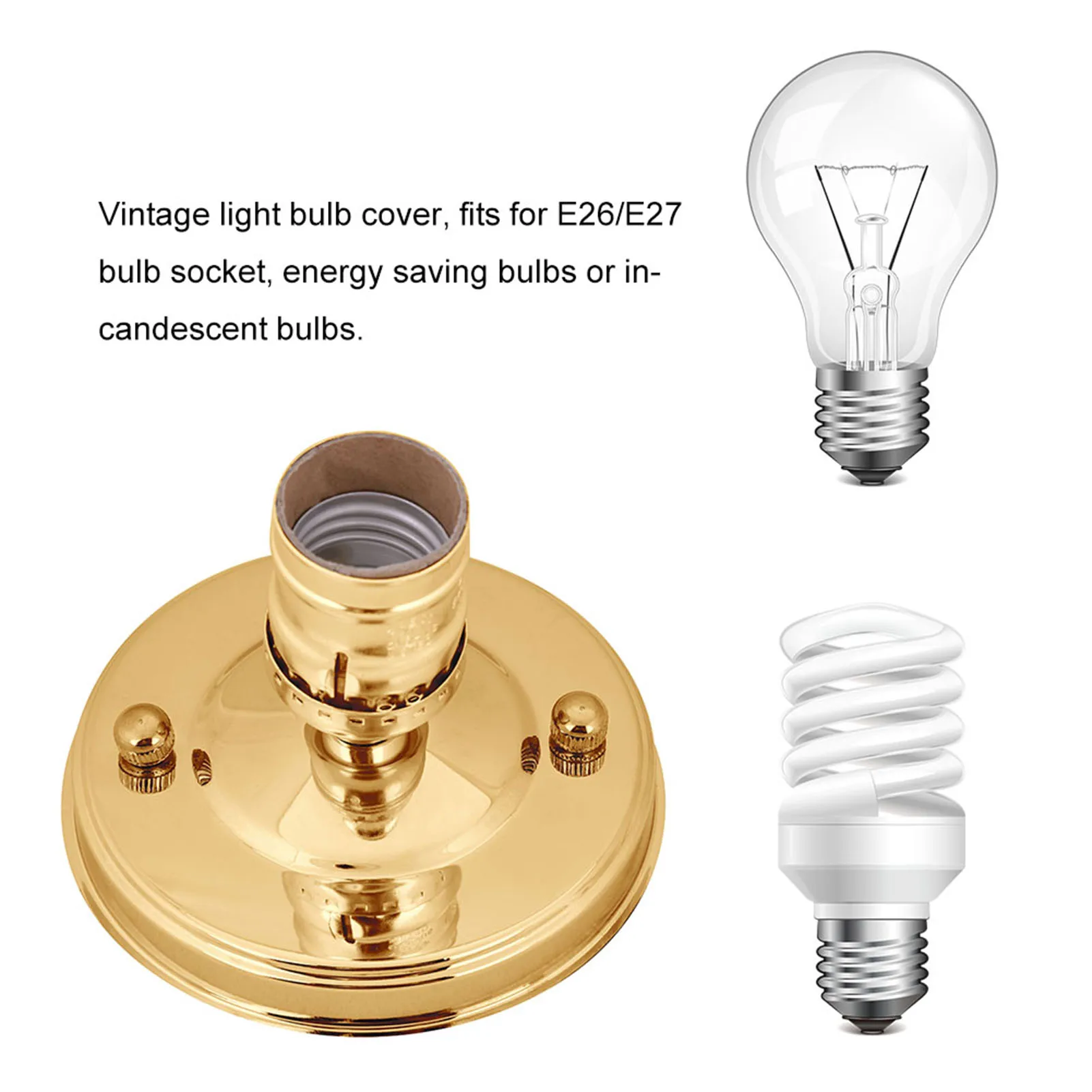 E26/E27 Vintage Industrial Ceiling/Wall Light Base Holder Pendant Bulb Lamp Screw Socket lamp holder lamp bulb holder lamp base