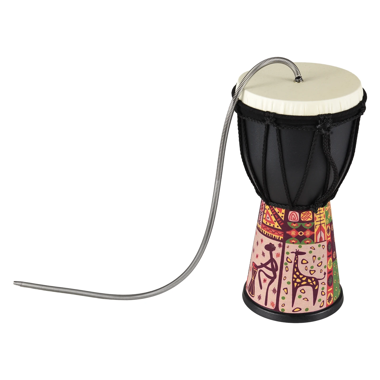 4 Inch Spring Drum Thunder Drum Sound Effect Instrument PVC Lightweight Portable Thunder Brightly Sound Simulation