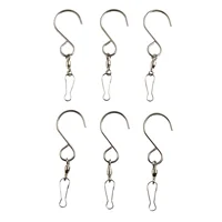 6pcs swivel hooks designed to hFor ang For a vFor ariety of items including wind chimes For and pFor arty supplies effortlessly 1