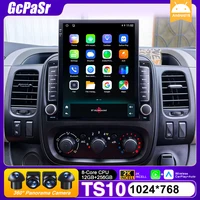 Autoradio Carplay pour Renault Trafic 3 14-21 pour Opel Vivaro B Android Auto moniteur de voiture Android 16 Navigation GPS No 2din 4G BT 1