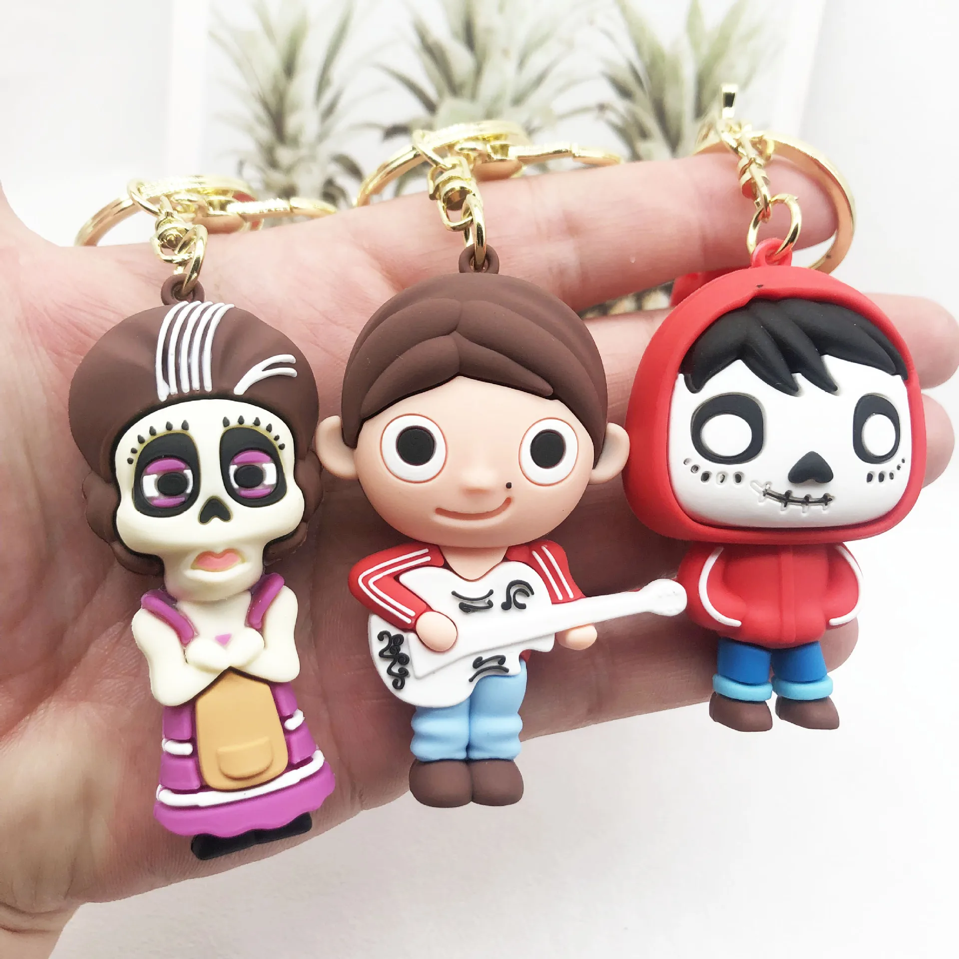 Cartoon Disney Coco Keychain Doll Key Chain Lovely Pendant
