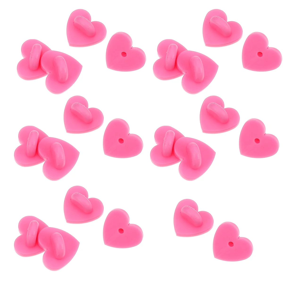 

Heart Shaped Rubber Pin Backs Pvc Butterfly Clutch Backings Pin Cap Keepers Replacement Safety Backs Brooch Uniform