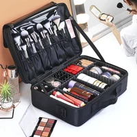 New Oxford Cloth Makeup Bag Large Capacity With Compartments For Women Travel Cosmetic Case 1