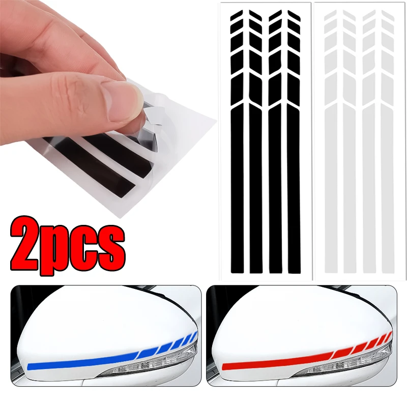 

Car Rearview Mirror Racing Stripe Stickers Personalized Vinyl Decals Car Styling Body Waterproof Sticker Decoration