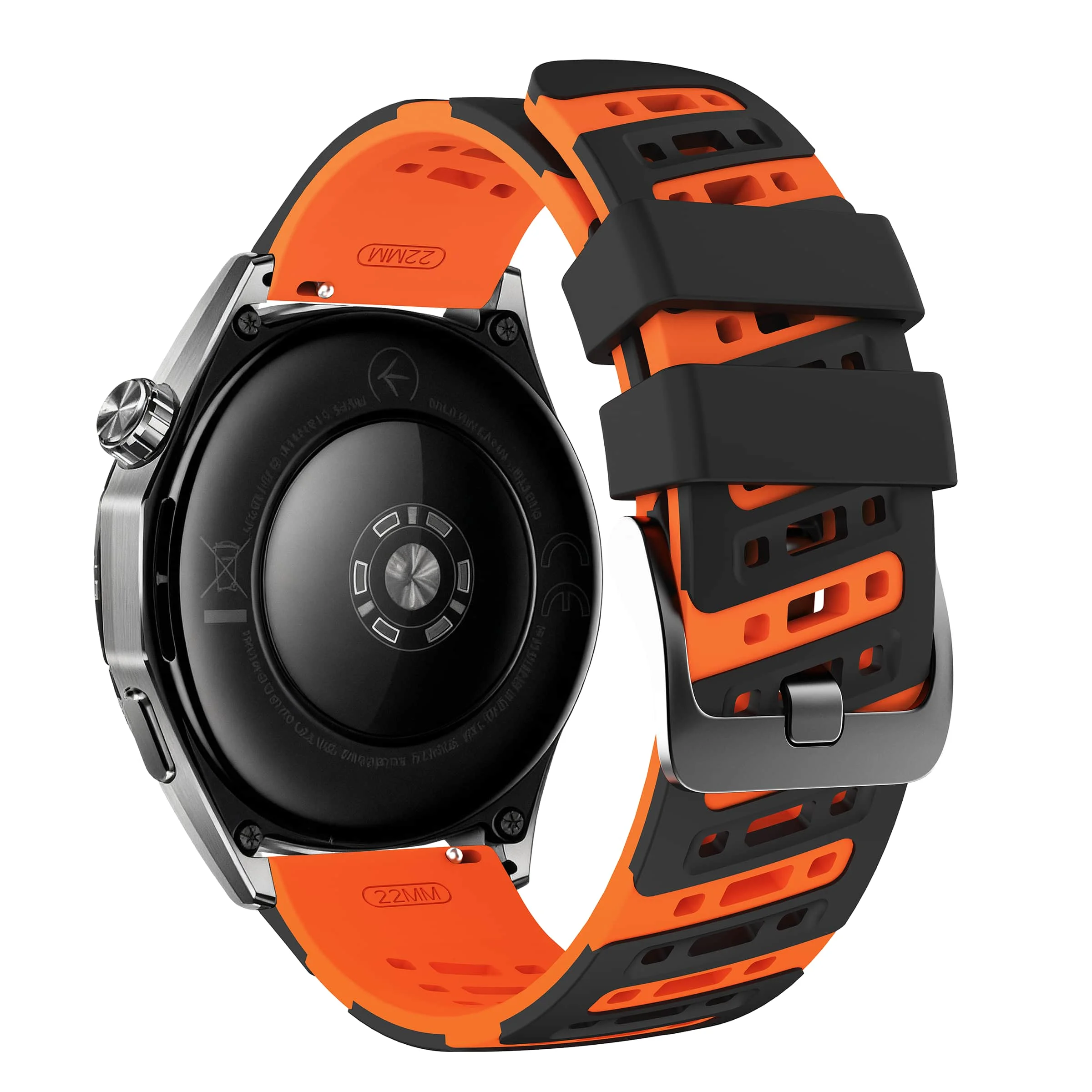 Universal Two-Tone Silicone Sport Strap - 22MM Band