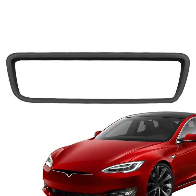 Rearview Mirror Frame Cover Rear View Mirror Silicone Protective Cover For Model Y/3 Shockproof Decoration Accessory For Tesla