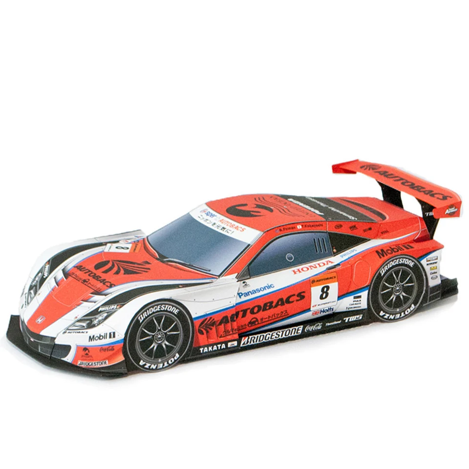 Wrc 2012 Hsv-010 1:24 Paper Model Car, Dakar World Rally Racing Origami Art, Handmade 3D Papercraft Diy Craft Zx-131