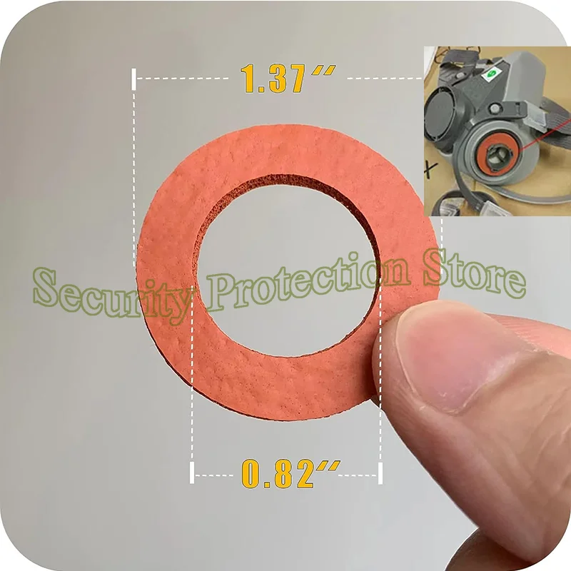2-20pcs 6895 Inhalation Port Gasket for 6000 and 7800S Series Respirators