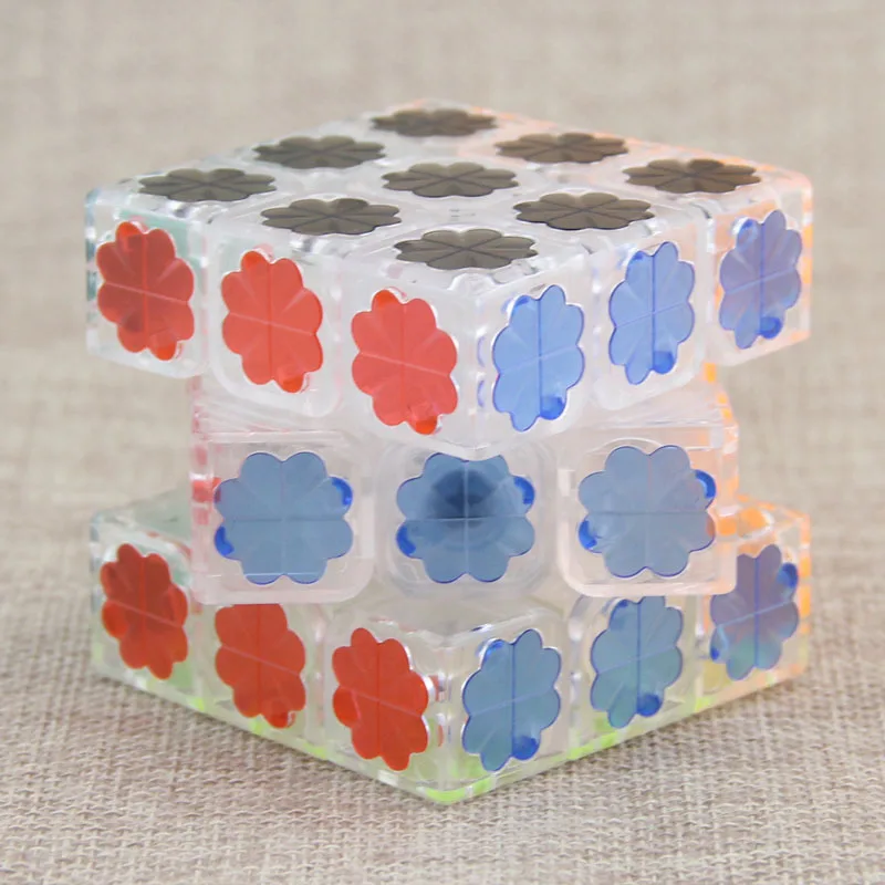 Moyu Cubing Classroom Crystal Cube Cloverleaf Speedcube 3x3 Science Education Intelligence Student Competition Toys 3