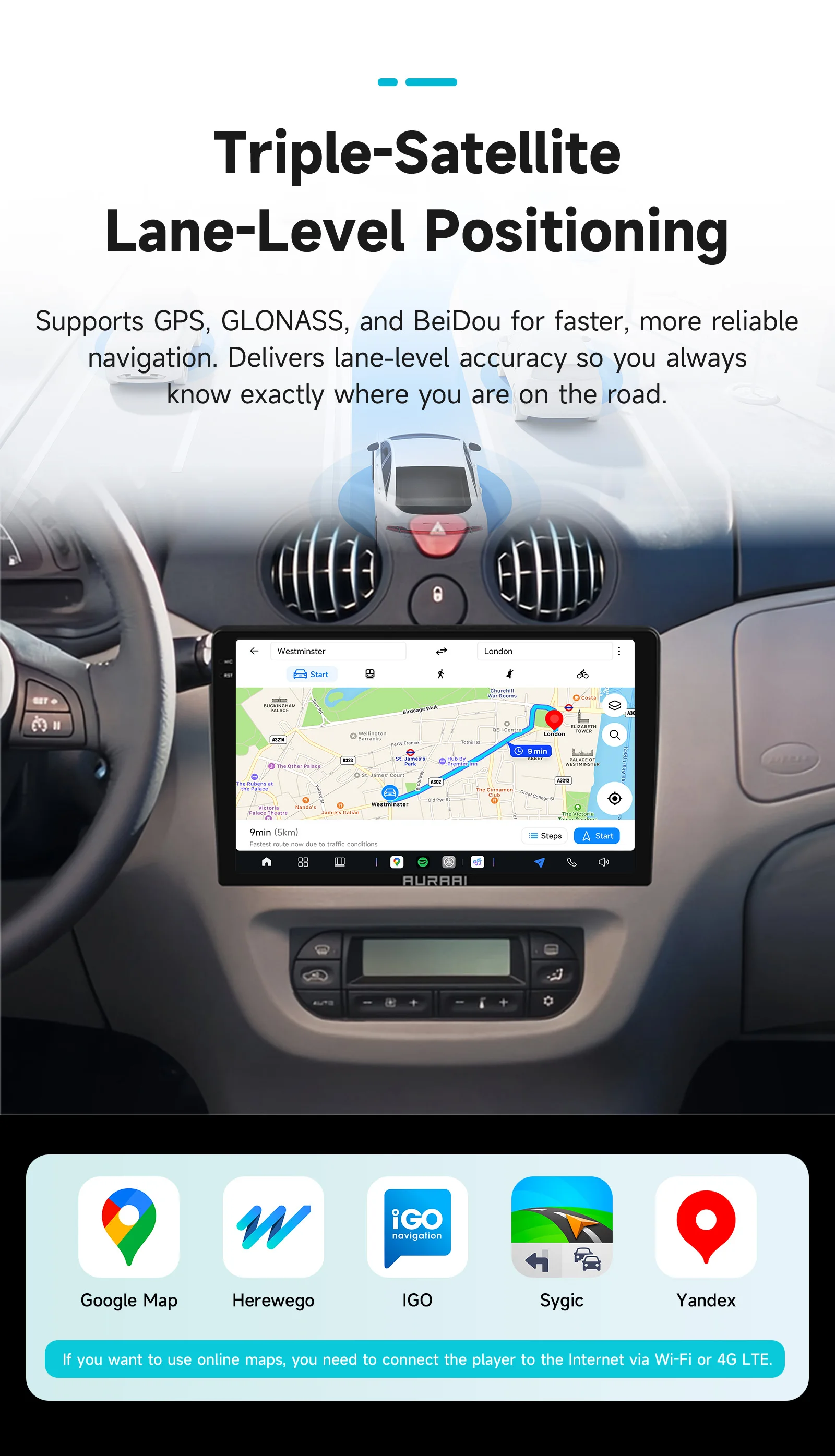 8G+256G AURAAI 2K Bildschirm für Citroen C2 C3 2001 2002 2003 - 2010 Autoradio CarPlay Android Auto 4G WIFI GPS BT DSD ADAS Dual-Mikrofon – Detail 27