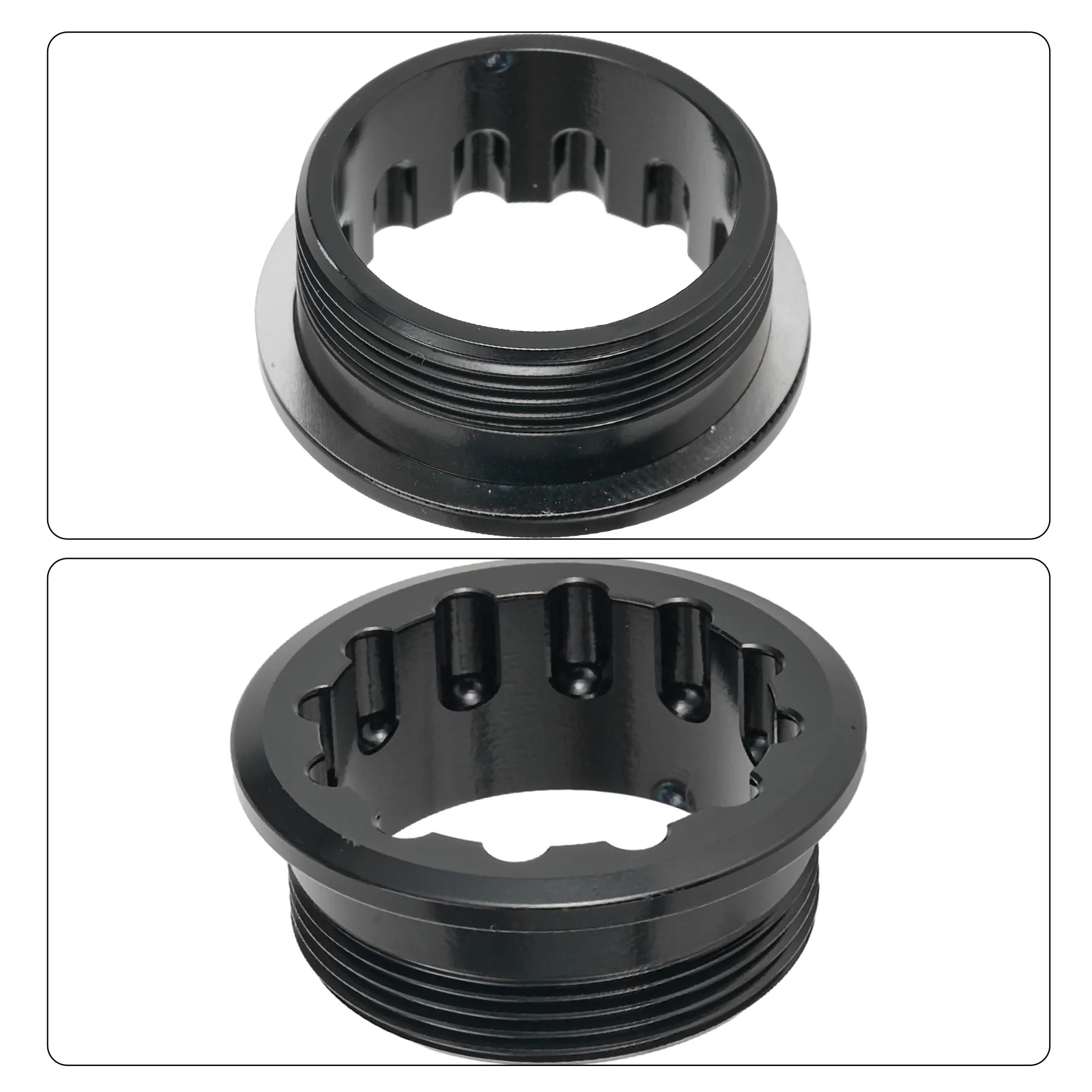 Copertura Mozzo Ruota Libera 12 Velocità | CNC In Alluminio Nero Per Shimano M6100 M7100 M8100 | Diametro 26mm | Peso 5g - 2
