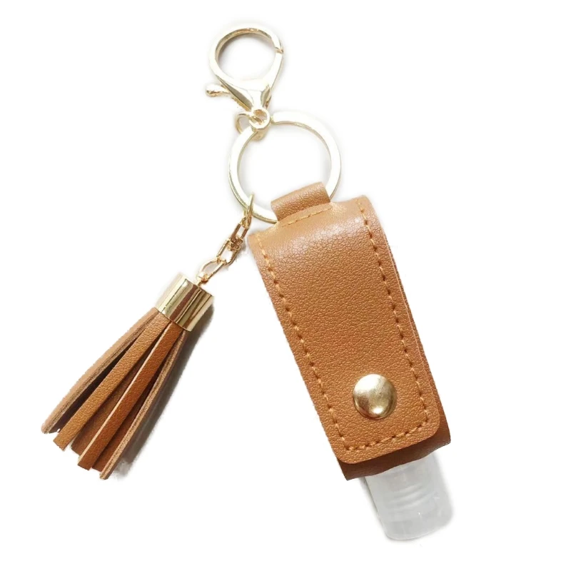 Tassels Keychain 28ED가 있는 손 소독제를 위한 빈 누출 방지 플라스틱 여행 병