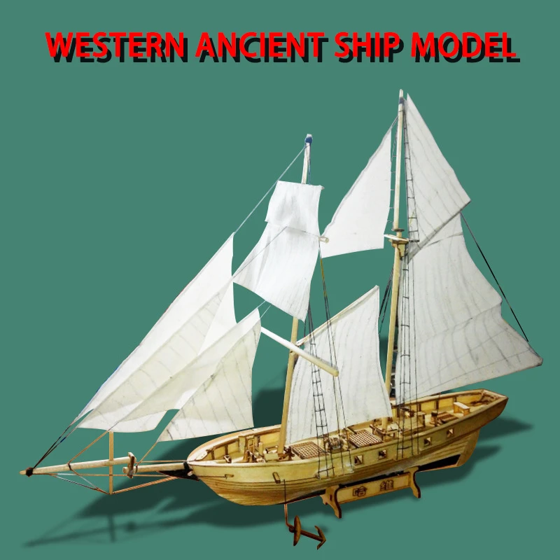 MAYITR – Kit d'assemblage de voilier en bois 1/130, 1 pièce, accessoires de  décoration pour la maison | AliExpress