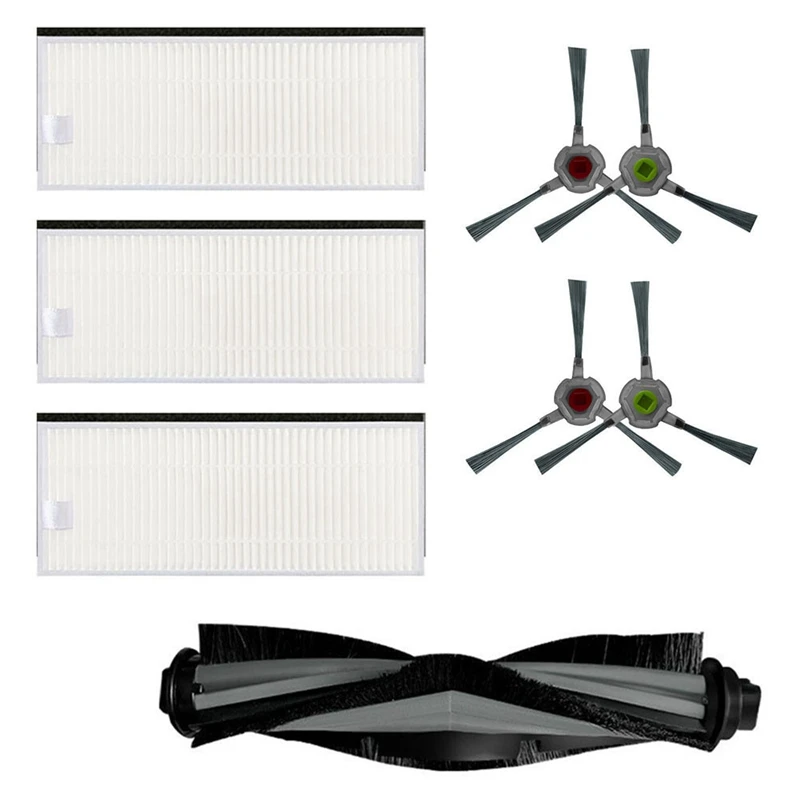 

For Ecovacs DEEBOT OZMO U2/DGN22 Robot Vacuum Cleaner Roller Brush Filters Home Household Floor Cleaning Tools Durable