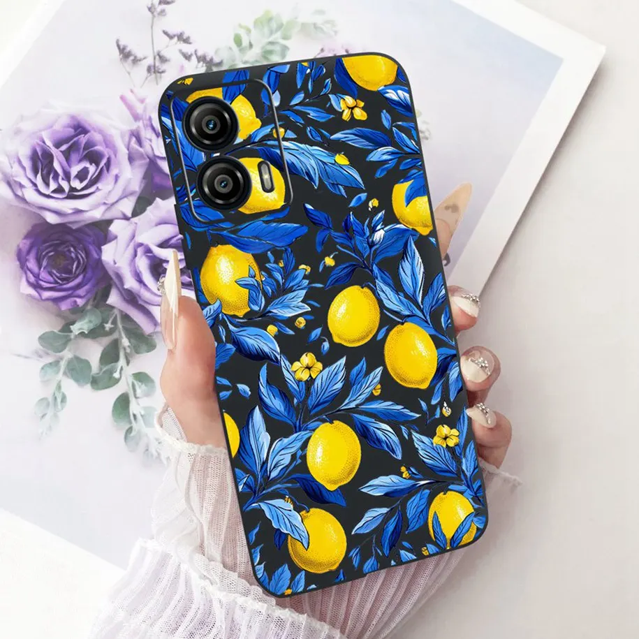 Stylish Butterfly Flower Soft Silicone Phone Case Cover