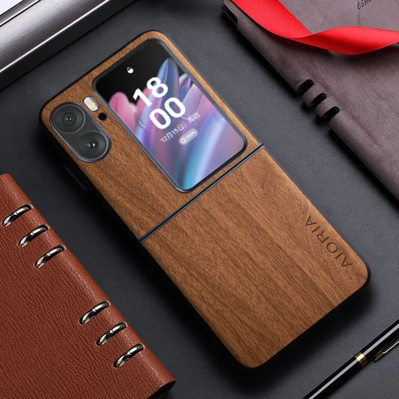 Bamboo Wood Pattern Leather Back Cover Case