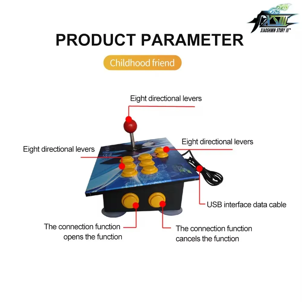 Arcade USB No Lag 97 98 Street Fighter Computer Mobile Game Joystick Controller Send Accessories - Image 3