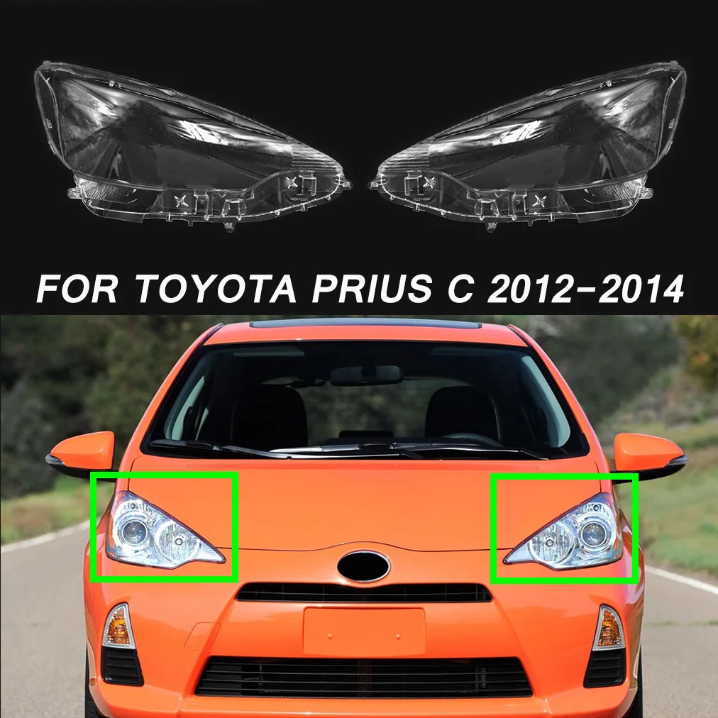 

Fit For Toyota Prius C 2012-2014 Transparent Headlight Cover Lens