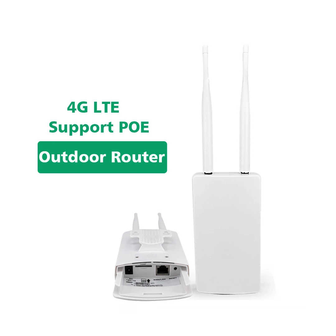 Impermeável ao ar Livre 4g Lte Roteador Wi-fi sem Fio Cpe905 150mbps Rj45 Lan Wan Sma Antena Sim Slot para Cartão Desbloquear Modem Cpe Banda Larga