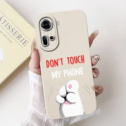 Cute Rabbit Avocado Shockproof Soft Silicone Phone Case for OPPO Reno 11F 5G (Case-c01)