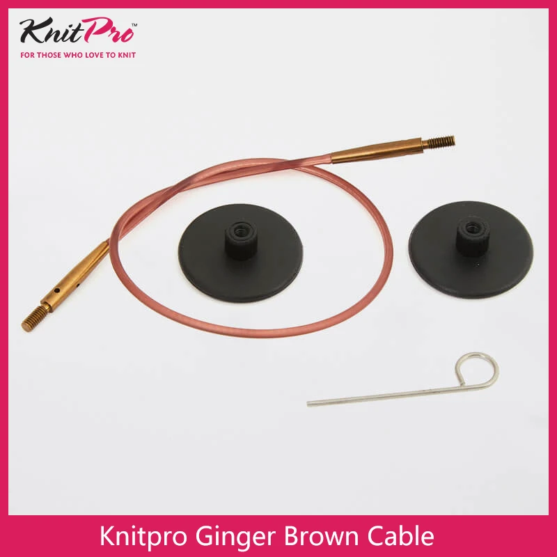 KnitPro  Ginger Brown Interchangeable Knitting Needle Cable