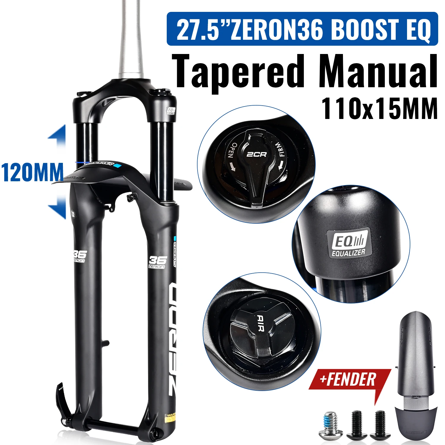 Suntour Zeron35 140mm 29インチ用　新品 ZERON35 BOOST EQ 2CR 15LH-110 29 – SR SUNTOUR NA Inc.