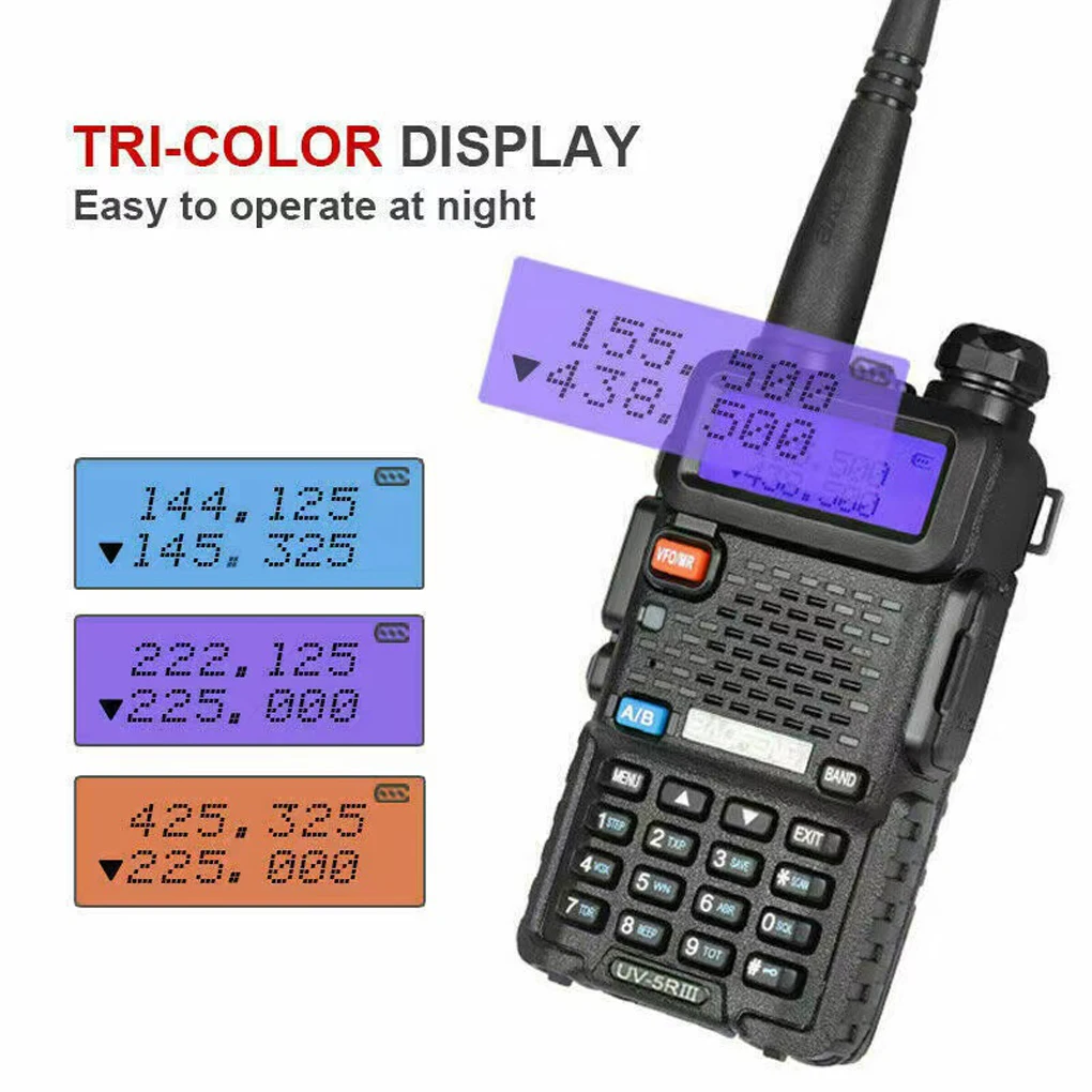 

Durable Two Way Radio - Built To Last In Any Situation Intercom Radio With Torch Walkie Talkies black