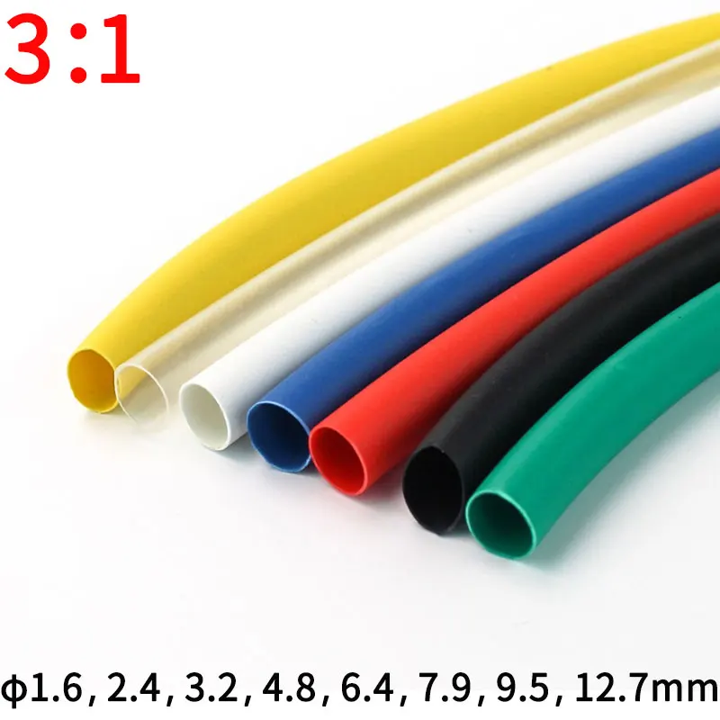 Weißer Schrumpfschlauch 1/8 Zoll 50ft Polyolefin 2:1 50 Fuß 50 Fuß WEISS 1/8 Zoll 3 Mm Polyolefin 2:1 Heiz Schlauch