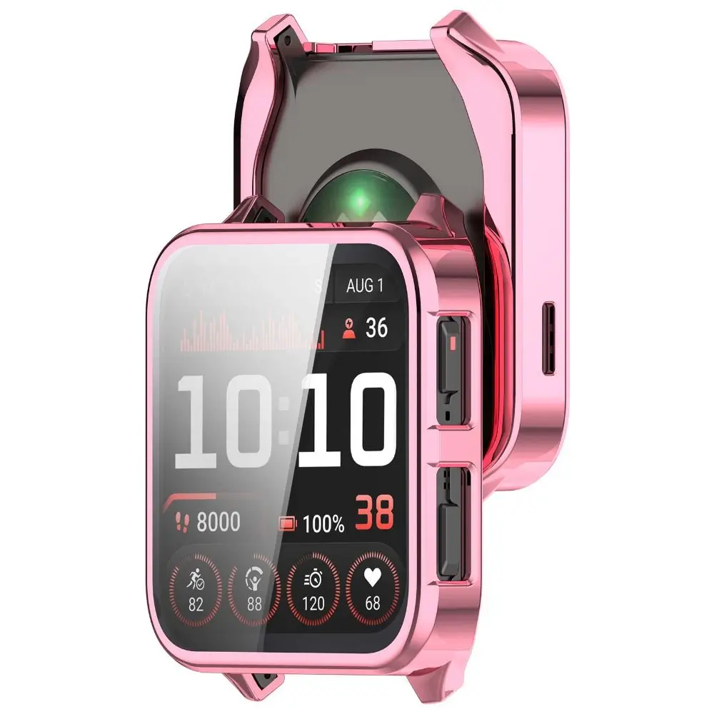 Premium TPU Protective Case with Bumper & Screen Protector - Anti-Scratch Cover for Smart Watch Accessories