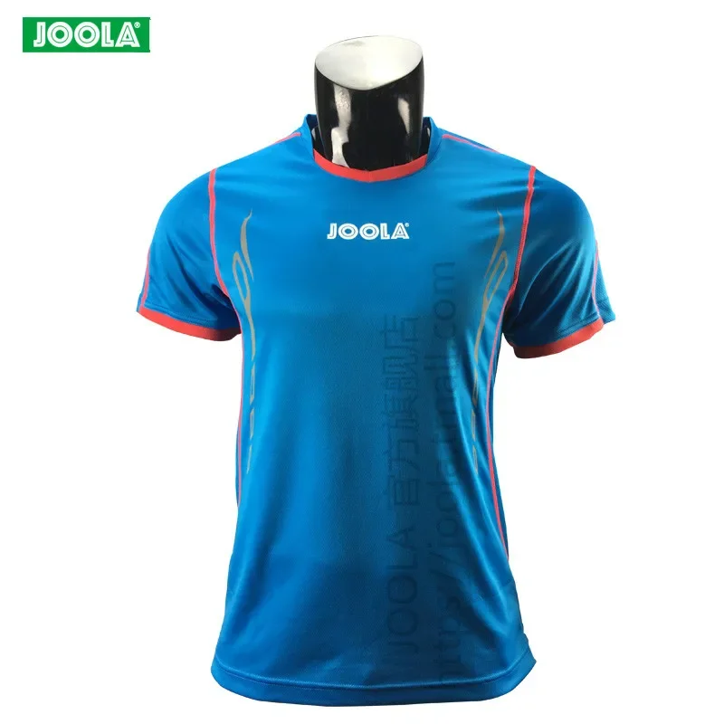 HOT JOOLA Table Tennis shirt short sleeve Badminton Shirt Young Men Quick Dry Sportswear ping pong Clothing for men and women