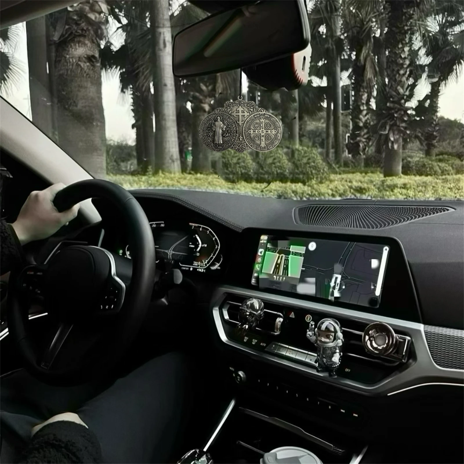 ✝️ Extra Large St. Benedict Cross Medal – 5.7" x 4" 5