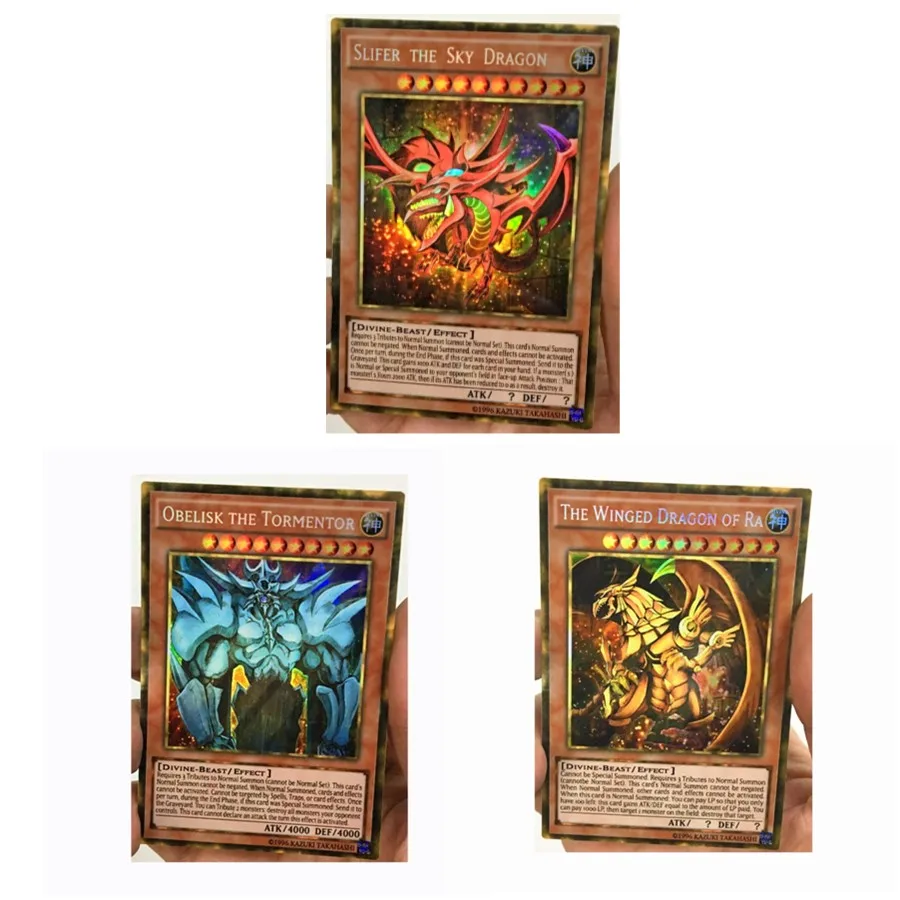 

Yu Gi Oh Egyptian God TCG English Obelisk The Tormentor DIY Toys Hobbies Hobby Collectibles Game Collection Anime Cards
