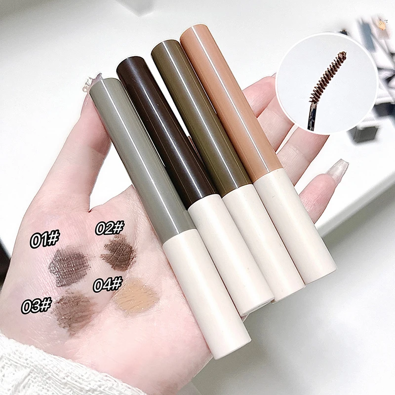Natural Waterproof Liquid Dyeing Eyebrow Cream Quick Lasting Drying Dry Brown Gray Dyed Eyebrow Enhancement Makeup 3