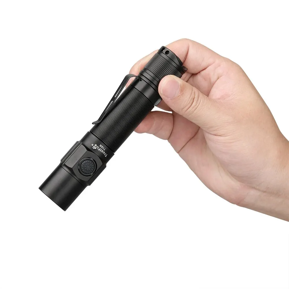 High-Lumen Tactical Rechargeable Flashlight - USB Type C Powered LED Lamp