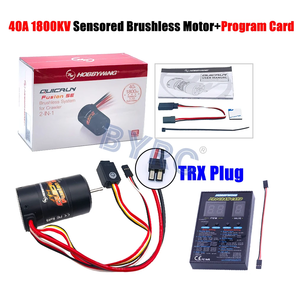ホビーラジコン HOBBYWING QUICRUN Fusion SE 40A 1800KV S2fa39e9afdce4a5b872ba38e751fc