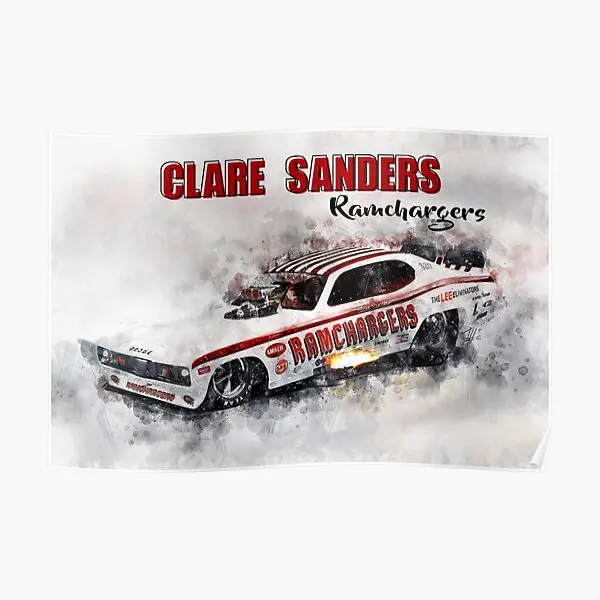 

Постер Clare Sanders Ramchargers с рисунком, Настенная картина, винтажная живопись для комнаты, Современное украшение для дома, искусство, смешной Настенный декор без рамки