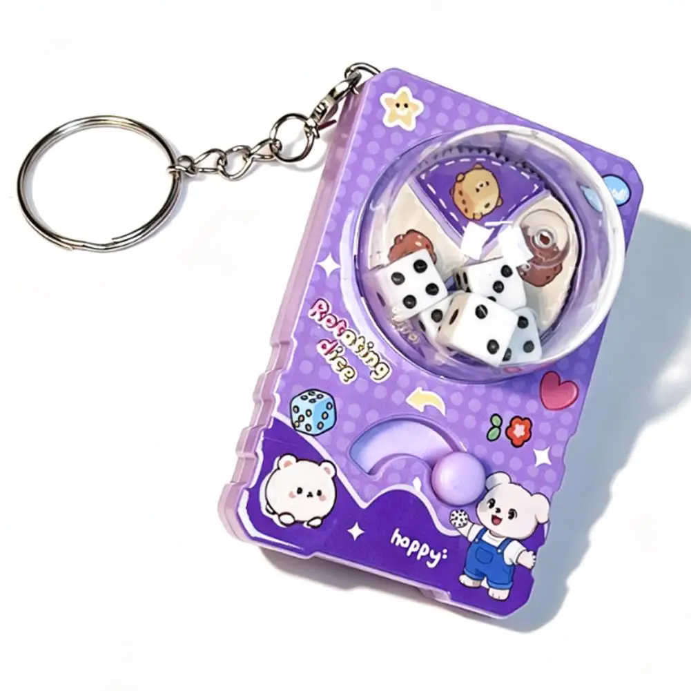 Tragbarer Fidget-Würfel-Schlüsselanhänger, Stressabbau-Spielzeug, Einzigartiges Geschenk, Würfel-Spiel zur Stresslinderung, Entscheidungshilfe, Neuartiges Geschenk für Sie und Ihn
