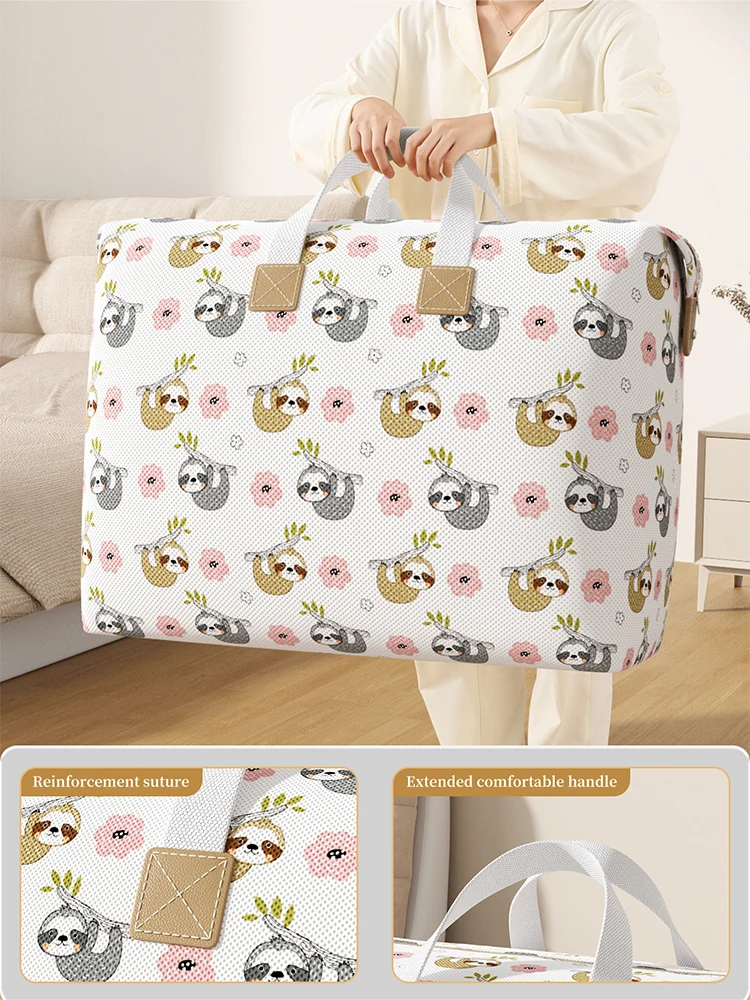 1PC large capacity clothing storage bag Blanket quilt storage bag Foldable clothing organizer bag Portable bag replacement 2