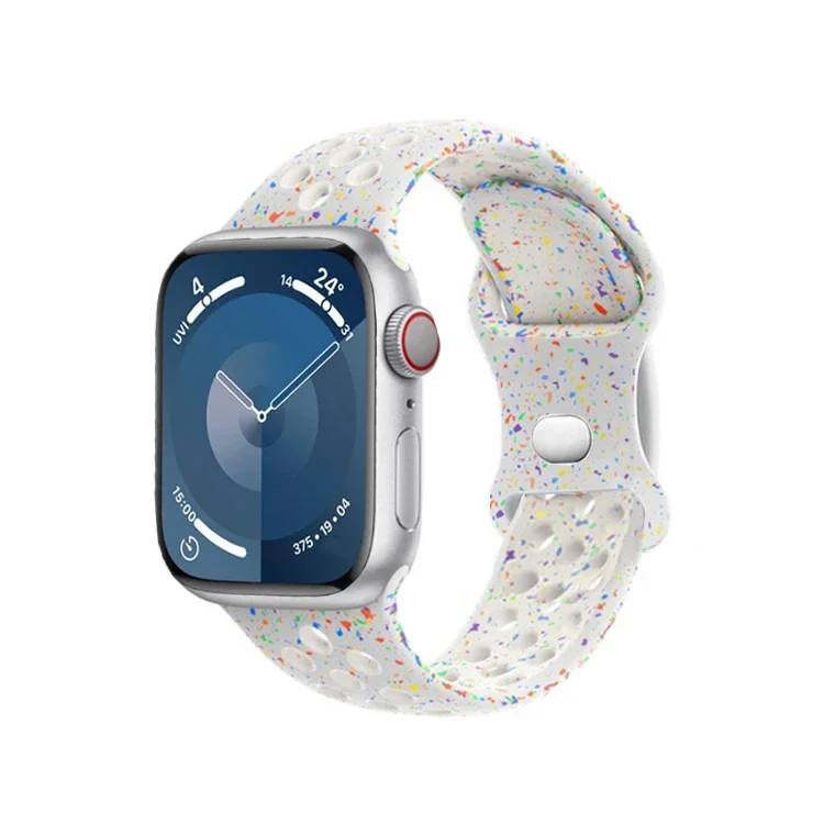 Colorful Particle Sport Rubber Strap