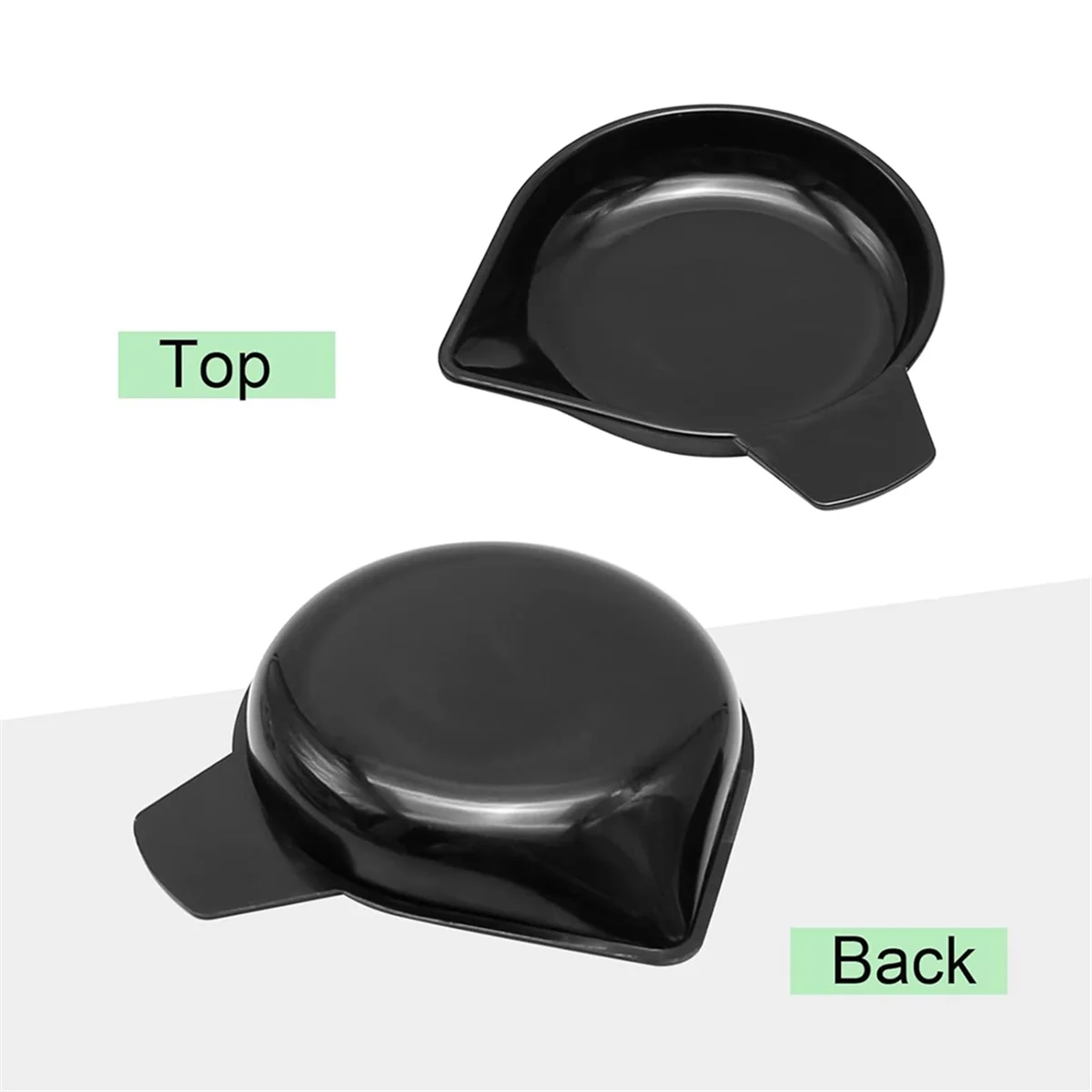 5 Sizes Weighing Powder Pans Scale Pan Narrow Spout Plastic Weighing Dishes for Weigh Liquid Powder Gems weighing tools