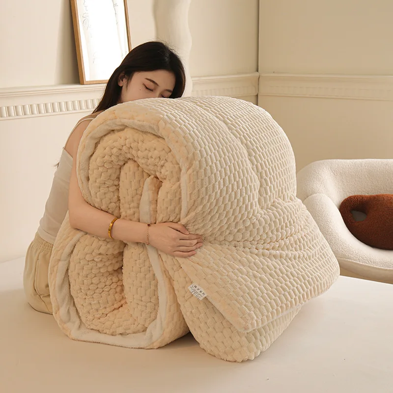 快適なフリースの掛け布団,暖かくて柔らかい冬の掛け布団,雲の掛け布団